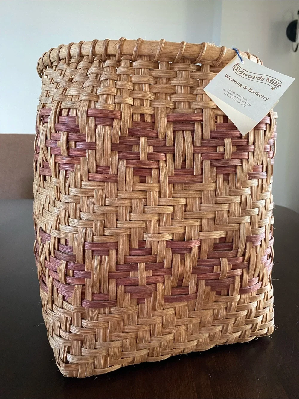 Edwards Mill Handwoven Storage Basket